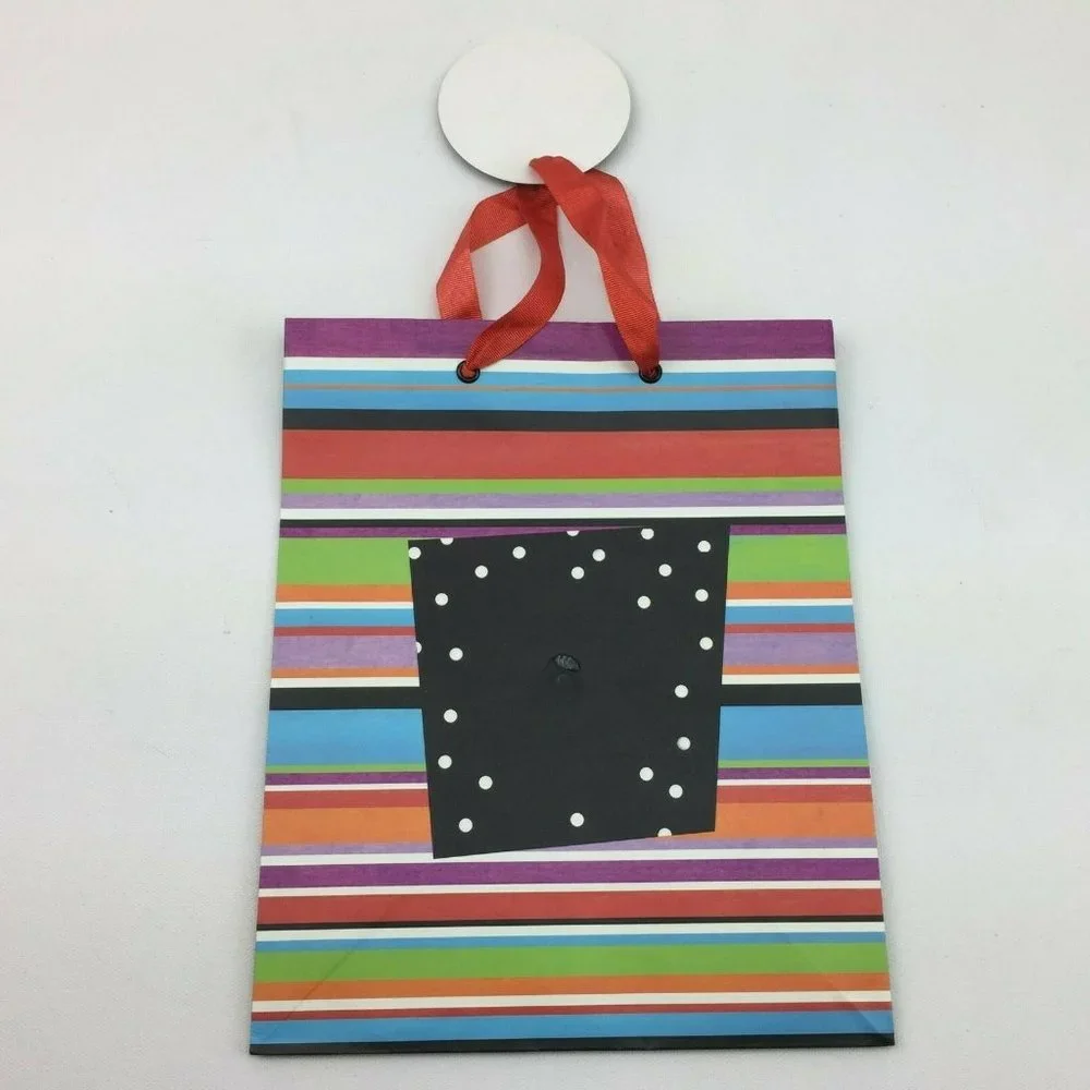 Gift Bag Present Wrapping Lot All Occasion Stripes Polka Dot Thanks Flowers